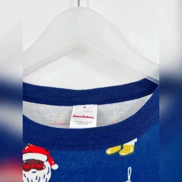 Hanna Andersson Heirloom Ornaments Long John Pajama Top Size M - Picture 3 of 4
